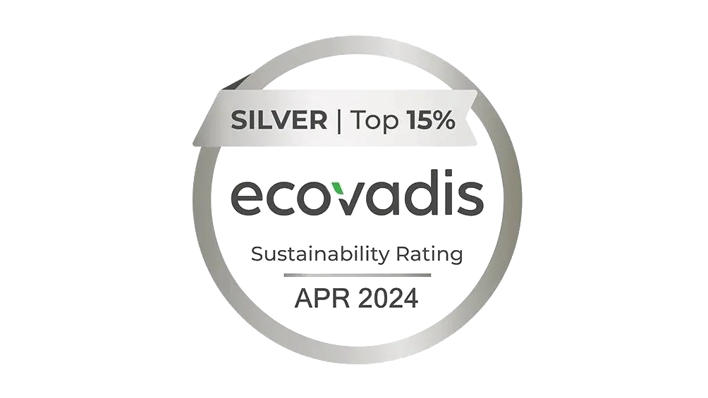 荣获EcoVadis银奖，绿色发展再上新台阶